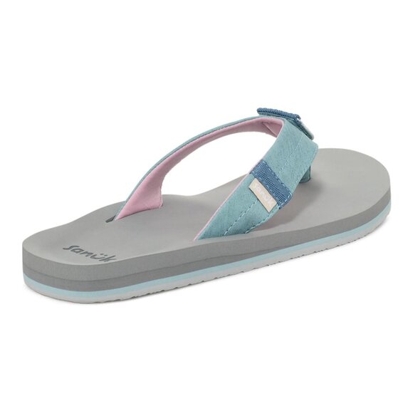 Sanuk Ziggy Switchfit Women's flip flop sandal New size 6 blue - Picture 4 of 6